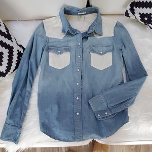 Levi's Pearl Snap Western Mix Up Shirt